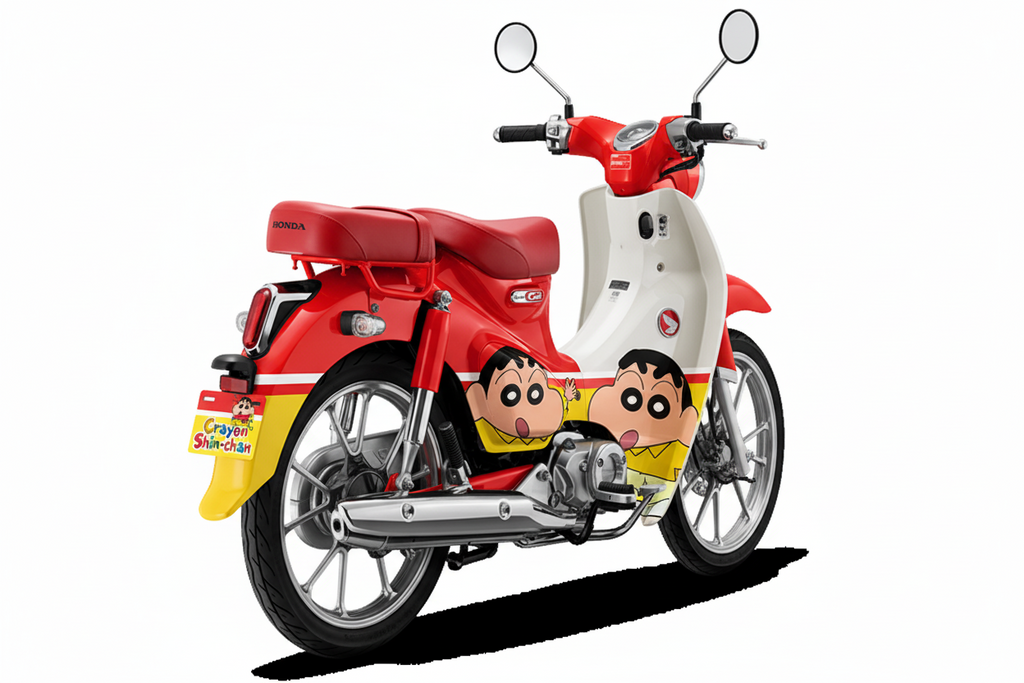 Super Cub 125 Shin-chan Red Pop Art Edition