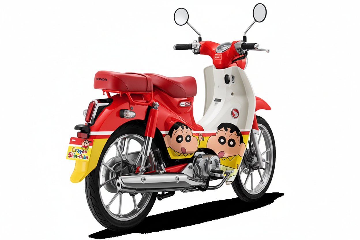 Super Cub 125 Shin-chan Red Pop Art Edition