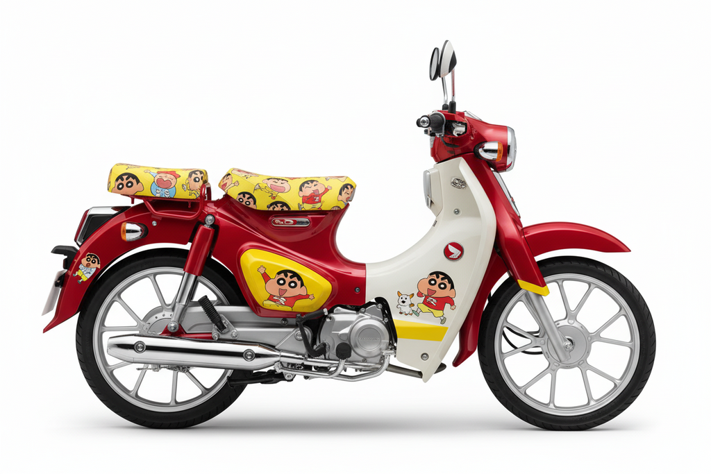 Super Cub 125 Shin-chan Red Pop Art Edition